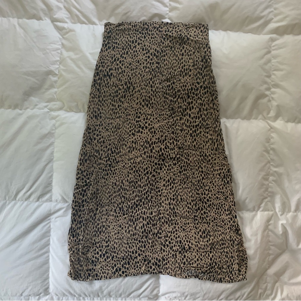 Brandy Melville long cheetah skirt
